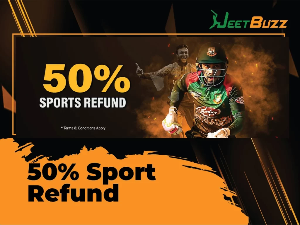 Jeetbuzz 50% sports refund