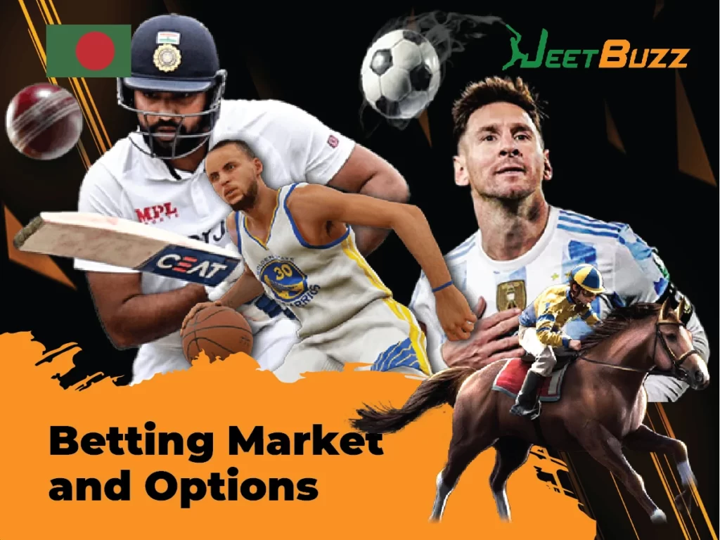 BEtting markets and options that are available 