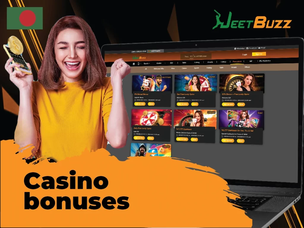 Jeetbuzz casino bonuses
