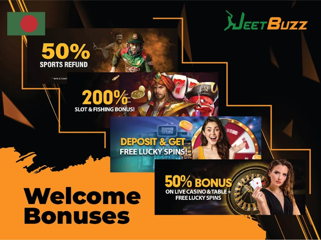Jeetbuzz welcome bonuses